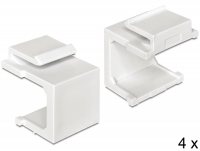 Delock Keystone cover white 4 pieces