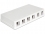 Delock Keystone Surface Mounted Box 6 Port