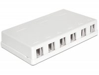 Delock Keystone Surface Mounted Box 6 Port