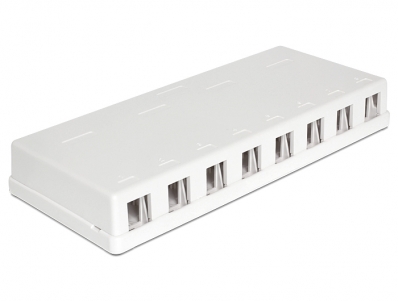 Delock Keystone Surface Mounted Box 8 Port