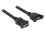 Delock Cable HDMI A female > HDMI A female panel-mount 25 cm