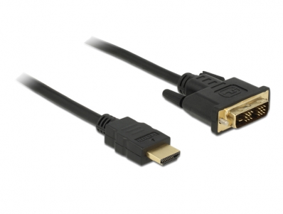 Delock DVI Cable – DVI-D 18+1 male > HDMI A male 3 m