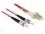 Delock Cable Optical Fiber LC / ST Multimode OM4 10 m