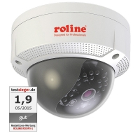 ROLINE 3 MPx Fixed Dome IP Camera, RDOF3-1, IR-LED, PoE, 4mm fix 70°, IP66