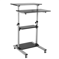 ROLINE PC Standing Workstation, black / gray