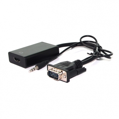 VALUE Cableadapter, VGA+Audio - HDMI, M/F, 0.15 m