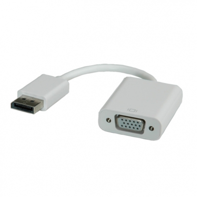 ROLINE DisplayPort-VGA Adapter, v1.2, DP M - VGA F