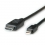 ROLINE Mini DisplayPort Cable, Mini DP-HDTV, M/M, black, 2.0 m