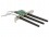 Delock PCI Express Card > 1 x internal M.2 Key A Slot with 3 external Antennas – Low Profile Form Factor