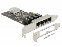 Delock PCI Express Card > 4 x Gigabit LAN
