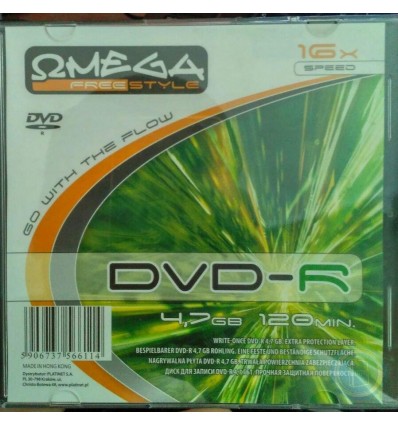 DVD-R 4.7GB 16x iepak. bez vāciņiem 10gab., (56676)