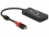 Delock External USB 3.1 Gen 1 Hub USB Type-C™ > 3 x USB Type-A + 2 Slot SD Card Reader black