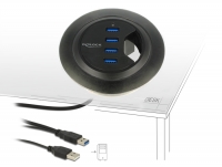 Delock In-Desk Hub 4 Port USB 3.0