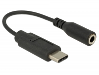 Delock Audio Adapter USB Type-C™ male > Stereo Jack female 14 cm