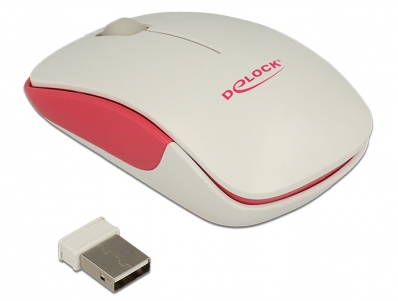 Delock Optical 3-button mini mouse 2.4 GHz wireless