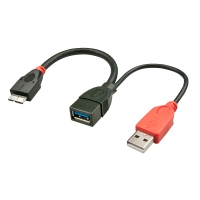 Lindy 1m USB 3.0 Cable Type A Male to Micro-B Male Black 31991