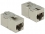 Delock Keystone Module RJ45 jack > RJ45 jack Cat.6A metal