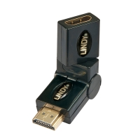 Lindy HDMI 360 Degree Adapter, HDMI Male to Female