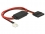 Delock Cable voltage converter Floppy 4 pin male 5 V > SATA 15 pin receptacle 3.3 V + 5 V