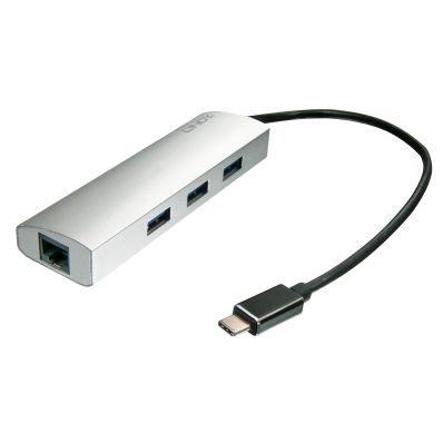 Lindy USB 3.1 Hub & Gigabit Ethernet Adapter