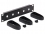 Delock 10″ Cable Management Panel universal black