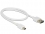 Delock Cable EASY-USB 2.0 Type-A male > USB 2.0 Type Mini-B male 0,5 m white