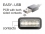 Delock Cable EASY-USB 2.0 Type-A male > USB 2.0 Type Mini-B male 0,5 m white