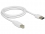 Delock Cable EASY-USB 2.0 Type-A male > USB 2.0 Type-B male 1 m white