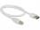 Delock Cable EASY-USB 2.0 Type-A male > USB 2.0 Type-B male 0,5 m white