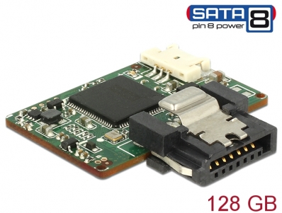 Delock SATA 6 Gb/s DOM Module 128 GB MLC SATA Pin 8 power -40 °C ~ 85 °C