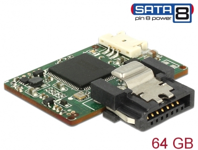 Delock SATA 6 Gb/s DOM Module 64 GB MLC SATA Pin 8 power -40 °C ~ 85 °C