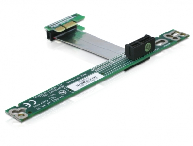 Delock Riser card PCI Express x1 with flexible cable 7 cm