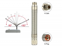 Delock Antenna Extension N Plug > N Jack Stainless steel flexible