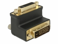 Delock Adapter DVI 24+1 male > DVI 24+5 female port 90° angled