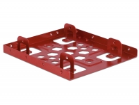 Delock Aluminium installation frame 2 x 2.5″ to 3.5″ red