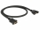 Delock Cable HDMI-A female > HDMI-A female panel-mount 4K 30 Hz 0.5 m