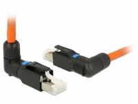 Delock RJ45 Plug field assembly Cat.6A angled