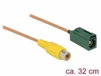 Delock Cable FAKRA E jack > RCA jack RG-179 32 cm