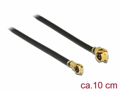 Delock Antenna Cable MHF / U.FL-LP-068 compatible plug > MHF IV/ HSC MXHP32 compatible plug 10 cm 1.13