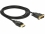 Delock Cable Displayport 1.2 male > DVI 24+1 male passive 2 m black
