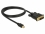 Delock Cable mini Displayport 1.1 male > DVI 24+1 male 1 m