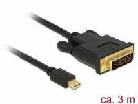 Delock Cable mini Displayport 1.1 male > DVI 24+1 male 3 m