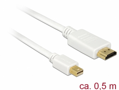 Delock Cable mini Displayport 1.1 male > HDMI-A male 0,5 m