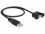 Delock Cable USB 2.0 Type-A male > USB 2.0 Type-A female panel-mount 0.5 m