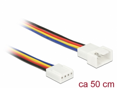 Delock Extension Cable PWM Fan Connection 4 Pin 50 cm