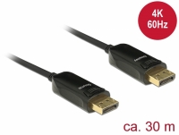 Delock Active Optical Cable Displayport 1.2 male > Displayport male 4K 60 Hz 30 m