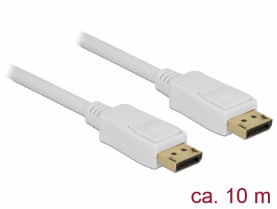 Delock Cable Displayport 1.2 male > Displayport male 4K 60 Hz 10 m