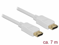 Delock Cable Displayport 1.2 male > Displayport male 4K 60 Hz 7 m