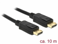 Delock Cable Displayport 1.2 male > Displayport male 4K 60 Hz 10 m