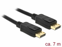 Delock Cable Displayport 1.2 male > Displayport male 4K 60 Hz 7 m